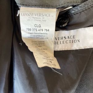 GIANNI VERSACE LEATHER BOMBER JACKET 2016 COLLECTION